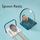 Shovel Pan Cover Cooking Utensil Organiser Pot Lid Rack Stand Spatula Holder