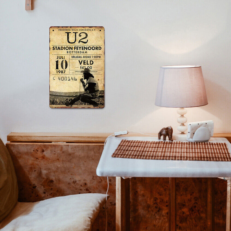 Metal Signs Rotterdam Stadium Iron Painting Wall Art Plaque Poster 20x30cm