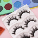 Makeup Cross Thick Soft Eye Lashes Extension Handmade Black False  Eyelashes