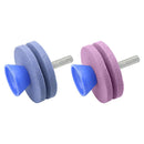 5pcs Lawn Mower Sharpener Whetstone Lawnmower Sharpener Cut Grass (Pink)