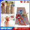 High - end creative bar flower linen wine set snowman red wine bottle sets-15094