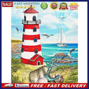 5D Diamond Painting Kit Lighthouse Full Round Drill Rhinestone DIY Wall Craft