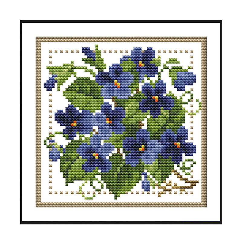 Partial Cross Stitch Kit February 14CT Counted DIY Needlework Decor (H424)