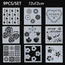 Stamp Layering Stencils Scrapbooking Embossing Template Merry Christmas