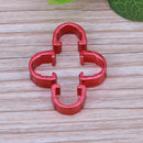 10pcs Bike Bicycle C-Clips Buckle Hose Brake Gear Cable Housing Guide(Red) Newly