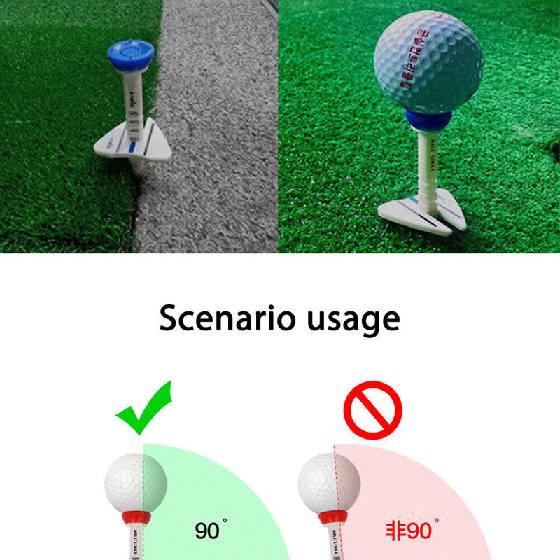 Golf Training Ball Tee Step Down Plastic Outdoor Golf Ball Holder (4pcs) Newly