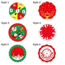 Elk Carpet Floor Mat Xmas Floor Cover Christmas Tree Skirt Outdoor Blanket