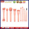 10pcs Wood Handle Pro Portable Powder Blush Brush Kit Eye Shadow Makeup Bru