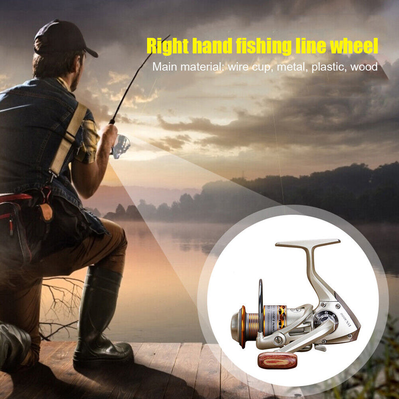 12+1BB Fishing Reel Spinning 5.5/1 Gear Ratio Coil Fishing Wheel for Saltwater