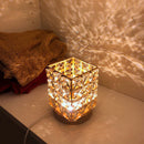 LED Diamond Crystal Table Lamp Bedroom Atmosphere Night Light Home Decor Newly