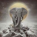 5D DIY Diamond Painting Kits Full Round Drill Moonlight Elephant Mosaic Gift (2)