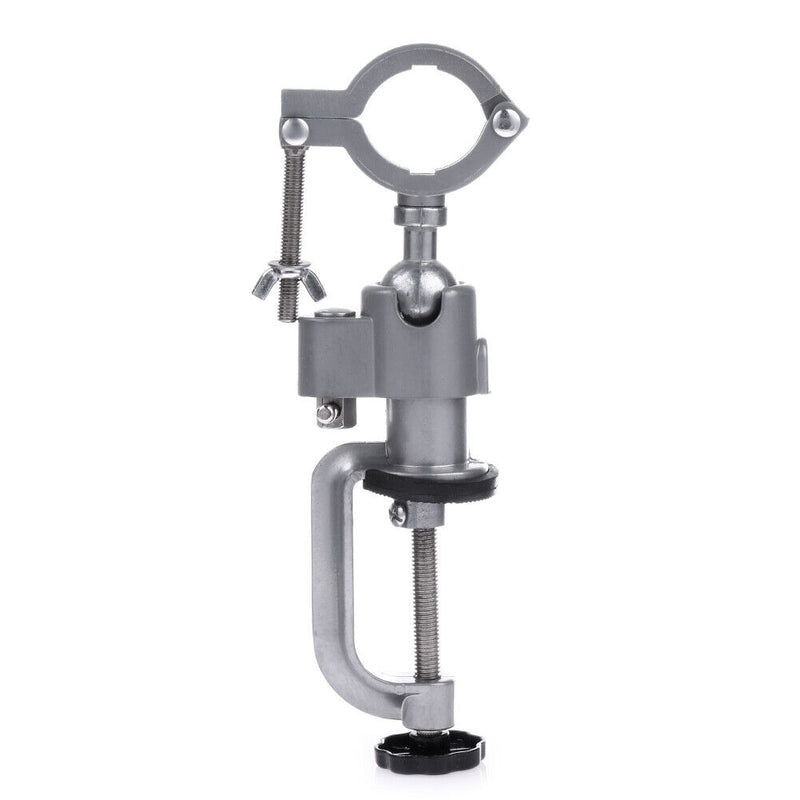 Clamp-on Grinder Holder Bench Vise for Electric Drill Stand 360 Rotating Newly