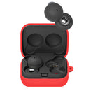 Silicone Charging Box Cases for SONY LinkBuds Wireless Earphone (Red)