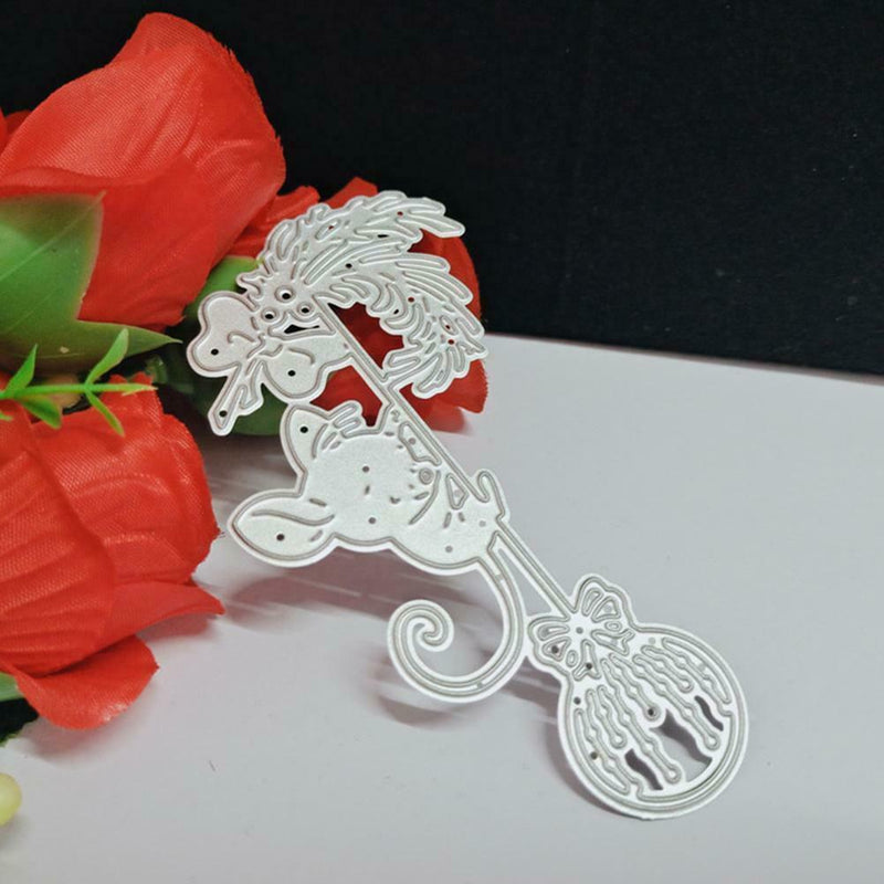 Christmas Mouse Metal Cutting Dies Scrapbooking Stencil Paper Decor DIY M1G9