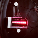 Bicycle Spoke Light Battery Powered USB Rechargeable 14RGB LED Wheel Lamp