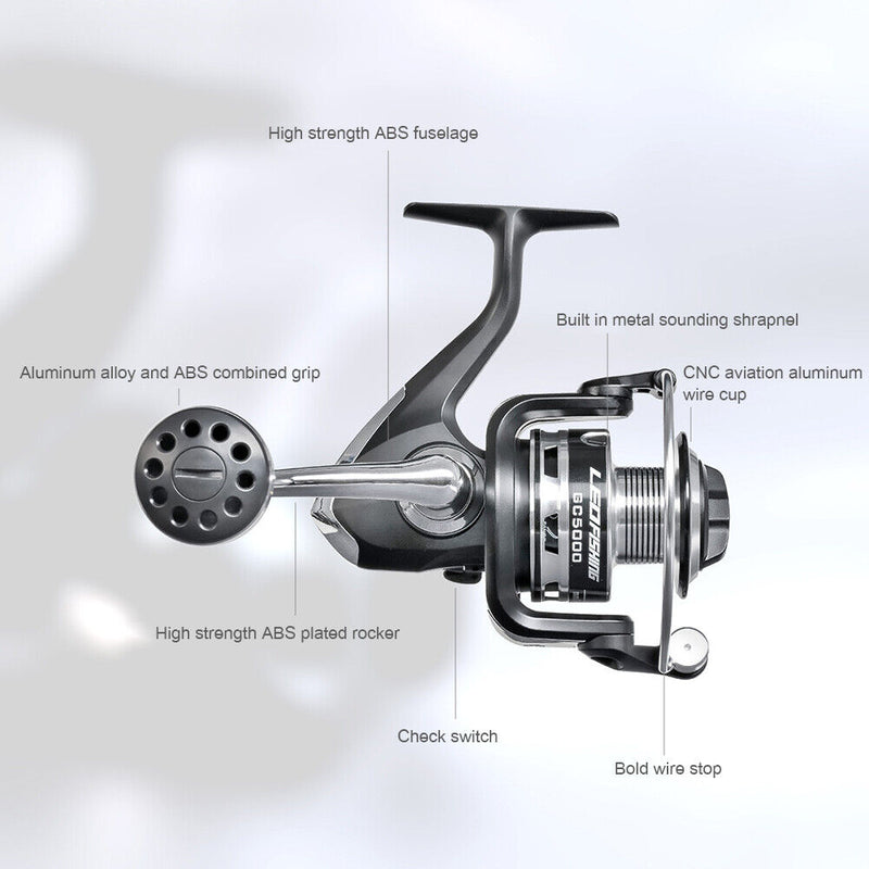 Right / Left Hand Interchangeable Fishing Reel Spinning Wheel (GC5000) Newly