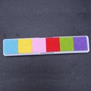 6 Colors Fingerprint Stamp Cushion DIY Scrapbooking Colorful Ink Pad Stamp De