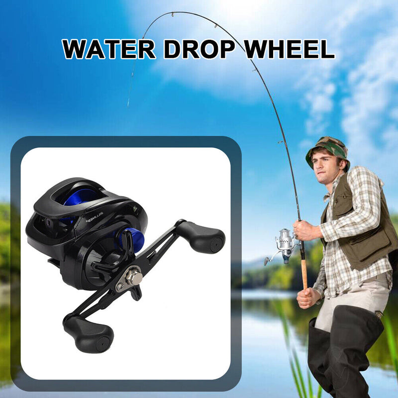 #A 18+1 BBs 6.3/1 Speed Ratio Right/Left Hand Low Profile Baitcasting Fishing Re
