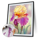 DIY Paint By Number Kit Flowers of Different Colors Acrylic Paint Ornament Gift