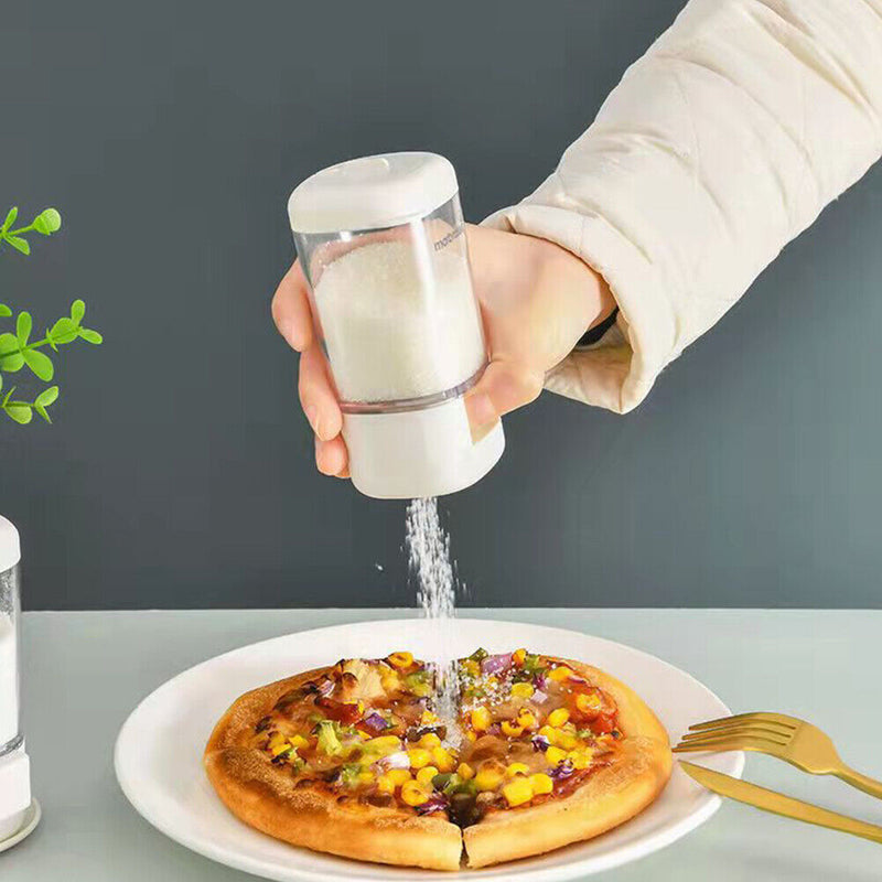 Salt Control Bottle Press Type Quantitative Seasoning Pepper Spice Limit Jar