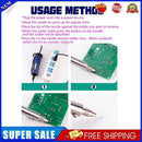 Electric Solder Tin Sucker Vacuum Soldering Remove Pump with 3 Suction Nozzles