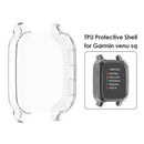 TPU Full Bumper Cover Screen Scratch Case for Garmin Venu Sq (Clear) Newly