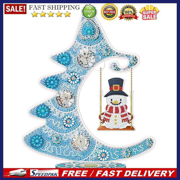 Special Shaped Diamond Mosaic Craft Christmas Theme Rhinestone Embroidery C