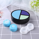 Portable Travel Square Contact Lens Case Set Invisible Glasses Wearing Tools