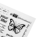 Digital Butterfly Silicone Clear Stamp DIY Scrapbooking Album Decor Seal