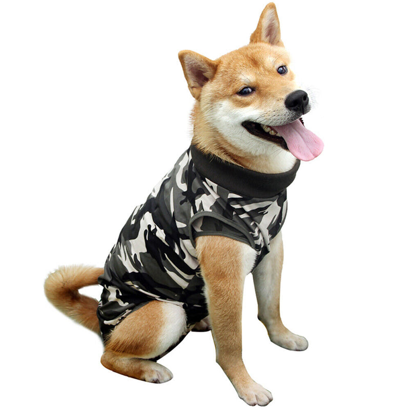 #A Camouflage After Surgery Suits Soft Physiological Clothes Anti Bite Pet Sup