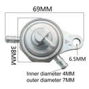 Valve Fuel Petcock Valve Switch Vacuum Fuel Pump Carburetor Plunger Kitfor Gy6