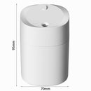 Air Humidifier with LED Night Light Mini USB Cool Mist Maker Fogger (White)