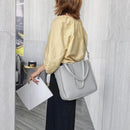 4pcs/set Litchi Pattern Women Shoulder Handbags Solid Color Clutch Card Holder