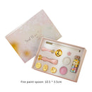 #A Wax Seal Kit DIY Sakura Stamp Set Envelope Invitation Decorative Packaging Cr