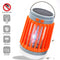 Solar Anti Insect Repeller Lamp Bug Waterproof Outdoor USB Light (Orange) Newly