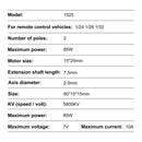 #A YSIDO Mini 1525 2-Pole 1410 Brushless Motor for 1/24 1/28 1/32 RC MINI-Z Ca