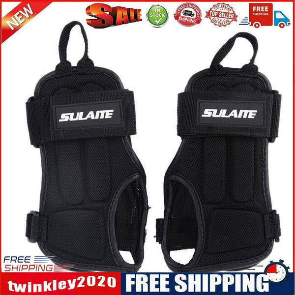 SULAITE Motocross Racing Wrist Brace Hand Protector Support Armor Guards(M)