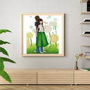 Partial Embroidery Printed DIY Cross Stitch Kit Love Heart 14CT Needlework Decor