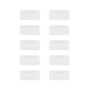 10x Silicone Band Keeper Loop for Garmin Fenix 6S Pro 6S 5S Plus 5S (White)