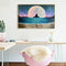 2 Panels Beach Hearts Moon Oil Paint By Numbers Wall Art Craft Home Decorat