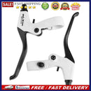1 Pair Aluminum Bicycle Brake Levers Mountain Bike Brake Handles(White)