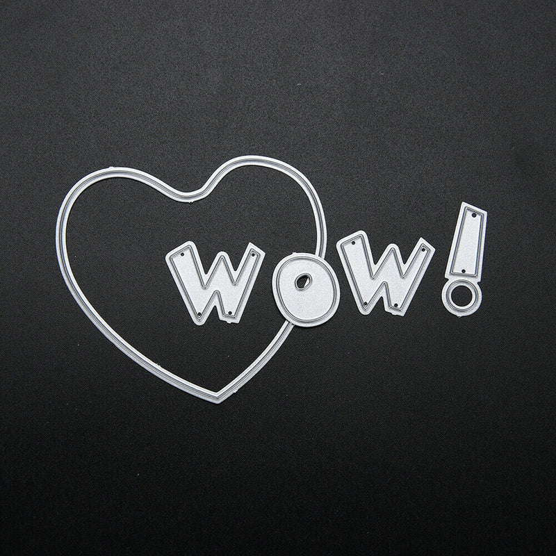 Cutting Die Decor Carbon Steel Heart Mother Craft Embossing - 133532