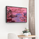 Diamond Painting 5D Full Round Drill Mosaic DIY Peach Blossom View Art Decor Kit