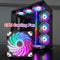 120mm PC Computer Case Fans LED Cooling 12V DC 4Pin Radiator CPU Cooler (A)