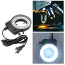 Plastic 56LEDs 35000LM Adjustable Microscope Ring Light Illuminator Lamp Newly