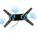 Foldable Gaming Laptop Cooler Notebook Cooling Pad For PC Stand USB Powere R1T0