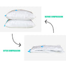 Vacuum Storage Bag Clothes Quilt Seal Compressed Home Organizer (80x100cm) Newly
