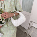 Fashion Crossbody Bags Niche Design Women Round PU Leather Shoulder Handbags