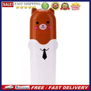 Cartoon Toothbrush Box Toothbrush Case Holder Travel Portable Cover(Brown)