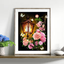 5D Diamond Painting Lantern Flower Full Square Drill Rhinestone DIY Wall Art